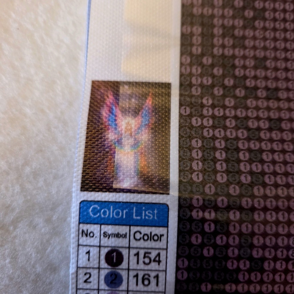 Mixed Lot of 4 Religious Angel Jesus 3D Diamond Art Canvas Craft Kits‎ 30x40cm - Picture 3 of 14